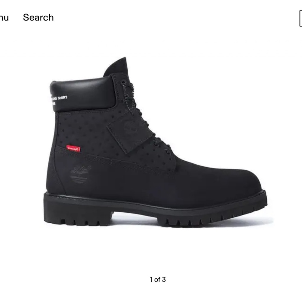 LIMITED EDITION SUPREME X COMMES DES GARÇONS  X TIMBERLANDS Boots